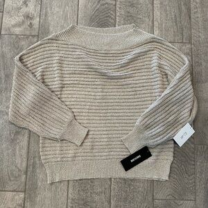 NWT tan sweater.